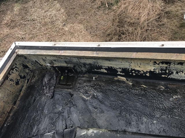 陸屋根の状態確認